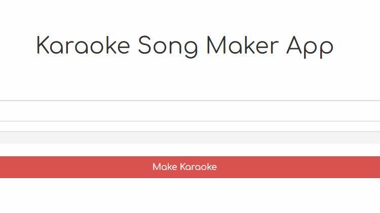 Node.js Express FFMPEG Project to Convert MP3 Song to Karaoke Full Web App Source Code in Javascript