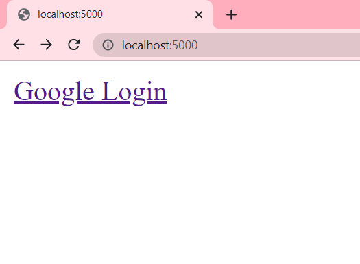 Flask Google OAuth2 Login & Logout System Script in Browser